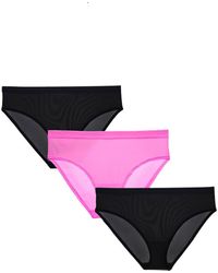 Curvy Couture - Sheer Mesh High Cut Briefs - Lyst