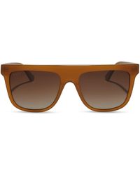 DIFF - Stevie 55mm Gradient Polarized Flat Top Sunglasses - Lyst