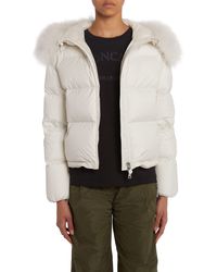 Moncler - Mino Quilted Down Jacket With Removable Genuine Shearling Trim - Lyst