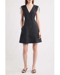 Rag & Bone - Emmet Tie Shoulder Sleeveless Fit & Flare Dress - Lyst