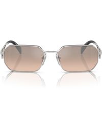 Prada - 58mm Rectangular Sunglasses - Lyst