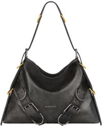 Givenchy - Medium Voyou Boyfriend Leather Hobo Bag - Lyst