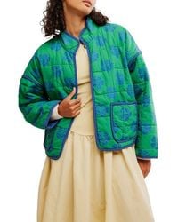 Free People - Chloe Print Jacket - Lyst