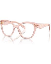 Prada - 54Mm Irregular Optical Glasses - Lyst
