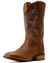 Ariat - Ricochet Wide Square Toe Western Boot - Lyst