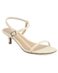 MIA - Meleani Ankle Strap Kitten Heel Sandal - Lyst