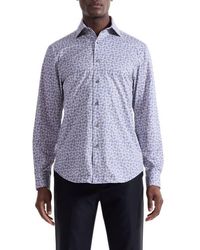 Bugatchi - Devon Ooohcotton Paisley Button-Up Shirt - Lyst