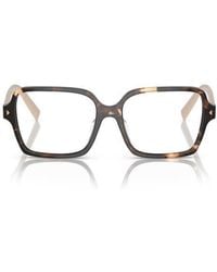 Prada - 53Mm Pillow Optical Glasses - Lyst