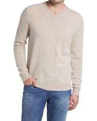 Nordstrom - V-neck Cashmere Sweater - Lyst