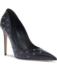 McQueen - Grommet Pointed Toe Pump - Lyst