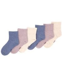 Felina - Assorted 6-Pack Ankle Socks - Lyst