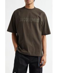Jacquemus - Le Typo Cotton Logo Graphic T-Shirt - Lyst