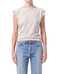 Agolde - Beth Asymmetric Top - Lyst