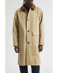 Drake's - Reversible Single Breasted Mac Jacket - Lyst