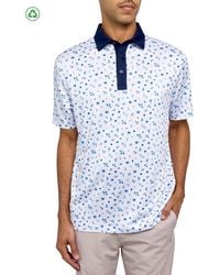 Con.struct - Regular Fit Floral Print Recycled Performance Golf Polo - Lyst