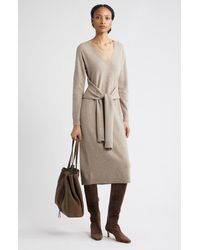Nordstrom - Long Sleeve Wool & Cashmere Blend Sweater Dress - Lyst