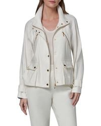 Donna Karan - Linen Blend Jacket - Lyst