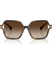 Ralph - 56Mm Gradient Square Sunglasses - Lyst