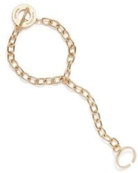 Ramy Brook - Zion Hand Chain Ring Bracelet - Lyst