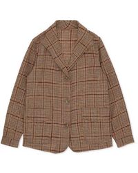 Fortela - Scotland Classic Check Wool Jacket - Lyst