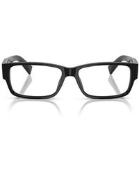 Prada - 57Mm Rectangular Optical Glasses - Lyst