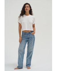 LNA - Ava Cotton Tee - Lyst