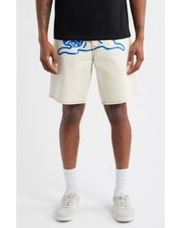 ICECREAM - Cream Jean Strawberry Fit Denim Shorts - Lyst