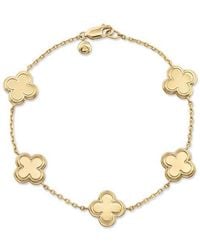 DEVATA - Five Clover Chain Bracelet - Lyst