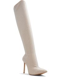 ALDO - Nassia Embellished Pointed Toe Over The Knee Boot - Lyst