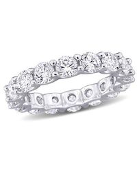 Julianna B - Lab-Created Gemstone Eternity Band Ring - Lyst
