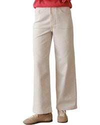Marine Layer - Ella Stripe Wide Leg Drawstring Pants - Lyst