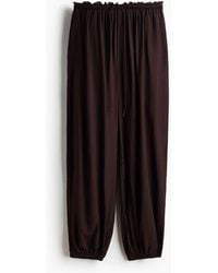 H&M - Balloon Drawstring Trousers - Lyst