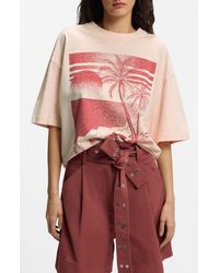 BOSS - Cotton Tee - Lyst
