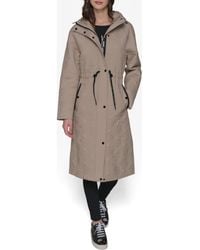 Karl Lagerfeld - Double L Quilted Coat - Lyst