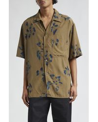 Lemaire - The Summer Oversize Floral Print Camp Shirt - Lyst