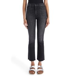Mother The Hustler High Waist Ankle Bootcut Jeans - Multicolour