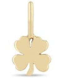 Zoe Chicco - Midi Bitty Clover Charm - Lyst