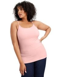 June + Vie - One+Only Shelf Bra Cami - Lyst