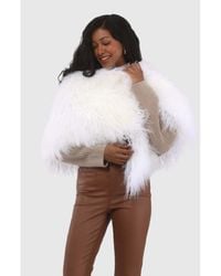Gorski - Select Mongolian Lamb Shawl - Lyst
