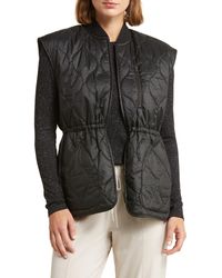 Zella - Quilted Insulated Vest - Lyst
