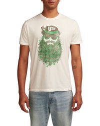 Lucky Brand - Miller Lite Beard Cotton Graphic T-shirt - Lyst