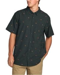 Billabong - All Day Jacquard Short Sleeve Button-Down Shirt - Lyst
