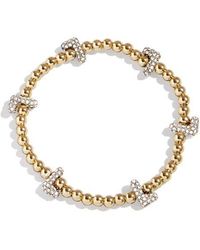 BaubleBar - Pavé Pisa Station Beaded Bracelet - Lyst
