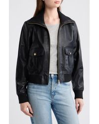 Bernardo - Short Leather Jacket - Lyst