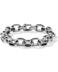 David Yurman - Hex Chain Link Bracelet With Pavé Diamonds - Lyst