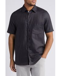 Ted Baker - Palomas Regular Fit Short Sleeve Linen & Cotton Button-up Shirt - Lyst