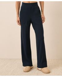Pact - Dream Rib Wide Leg Lounge Pant - Lyst