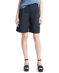 Vince - Washed Cotton Shorts - Lyst