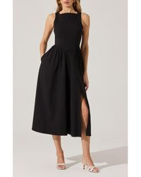 Astr - Bow Back A-Line Dress - Lyst
