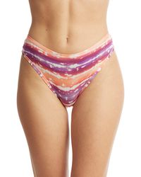 Hanky Panky - Playstretch Print Natural Rise Thong - Lyst